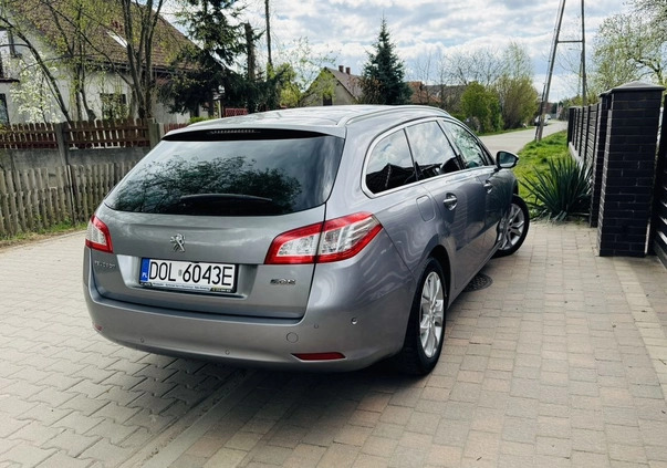 Peugeot 508 cena 49700 przebieg: 163400, rok produkcji 2015 z Strzegom małe 667